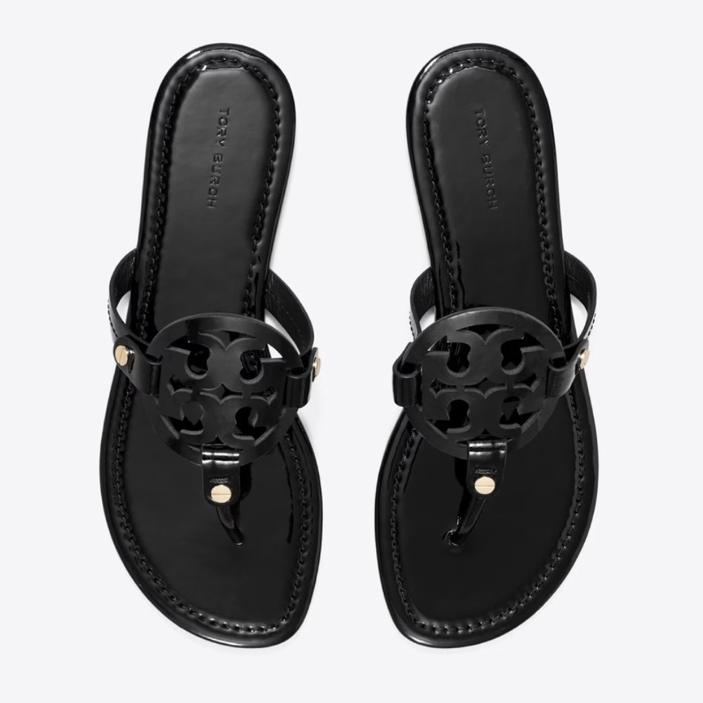Tory Burch Miller Patent Sandal Size 7